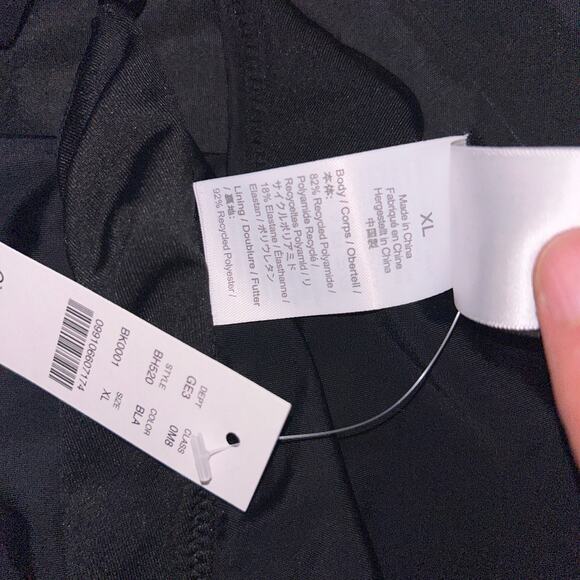 New NWT J. Crew Black Beaded Cheeky Side Tie Bikini Swim Bathing Suit Bottom XL - Picture 7 of 8